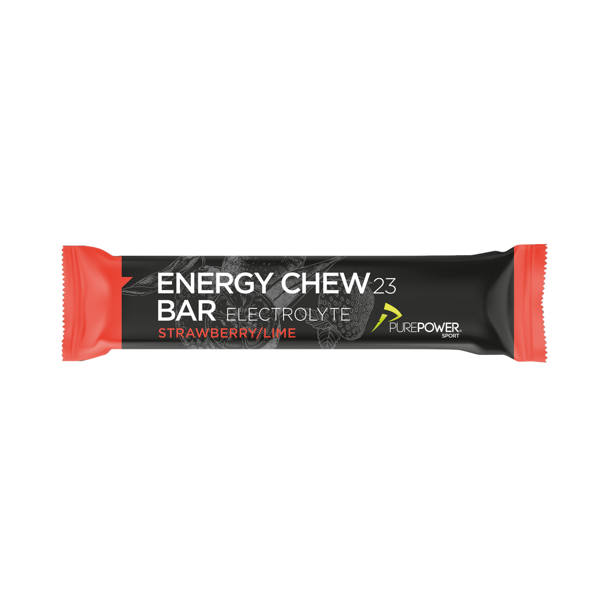 Energy Chew Bar Elektrolyt Jordbær/Lime 30 g