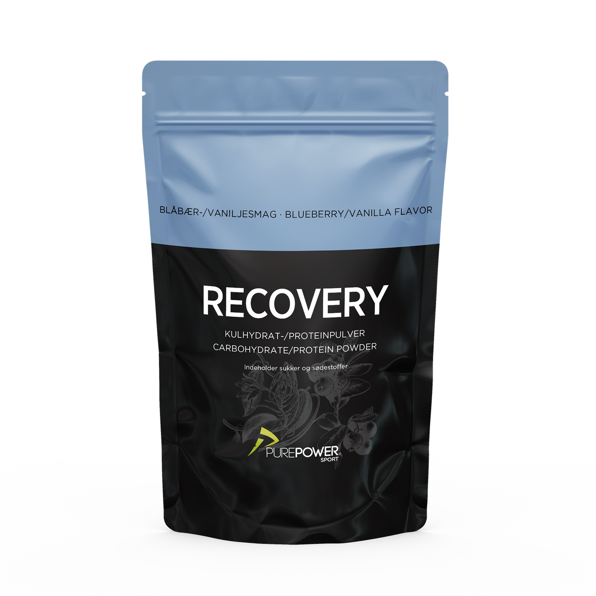 Recovery Vanilje/Blåbær 400 g