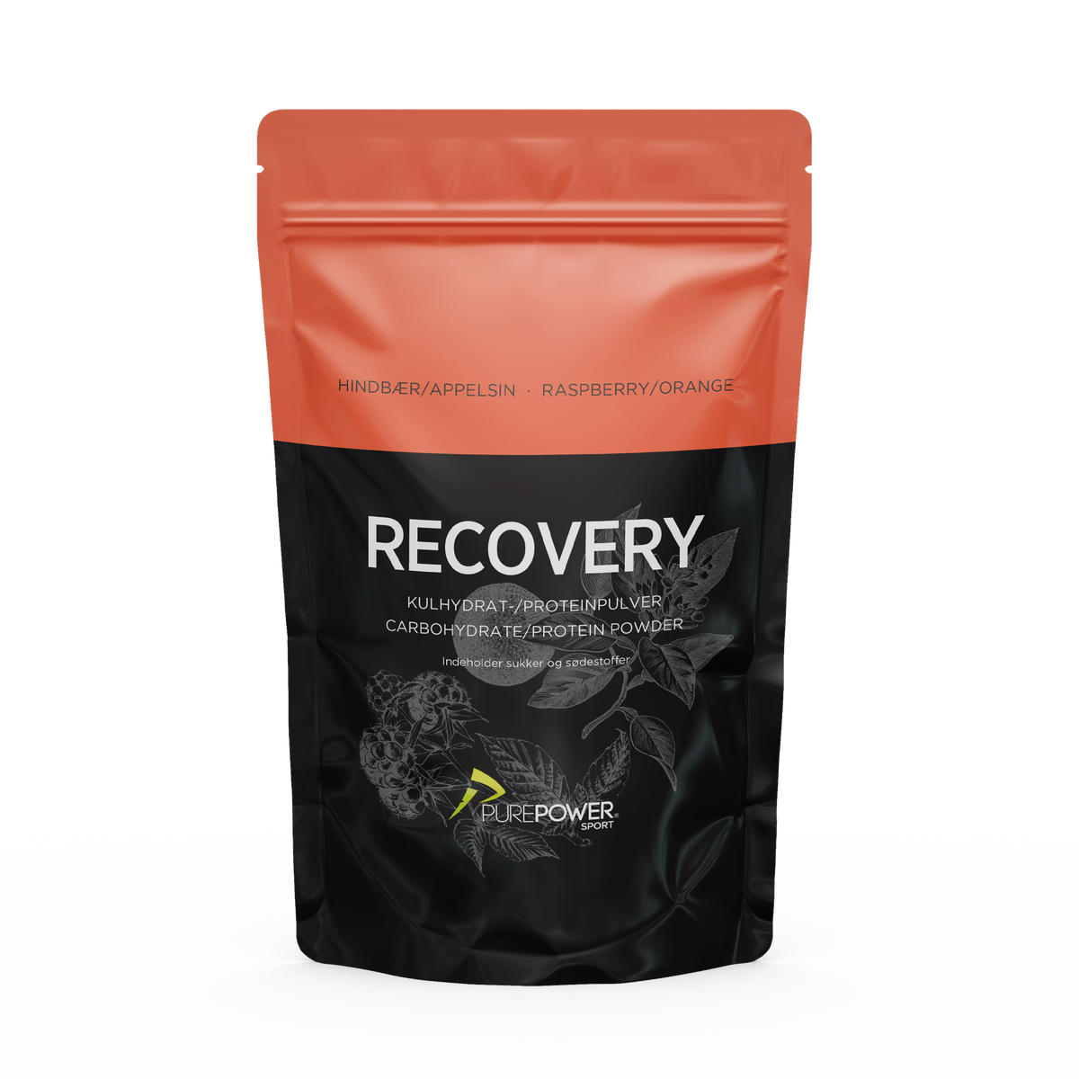 Recovery Bringebær/Appelsin 400 g