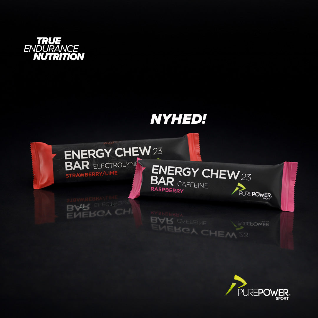 Energy Chew Bar Koffein Bringebær 30 g