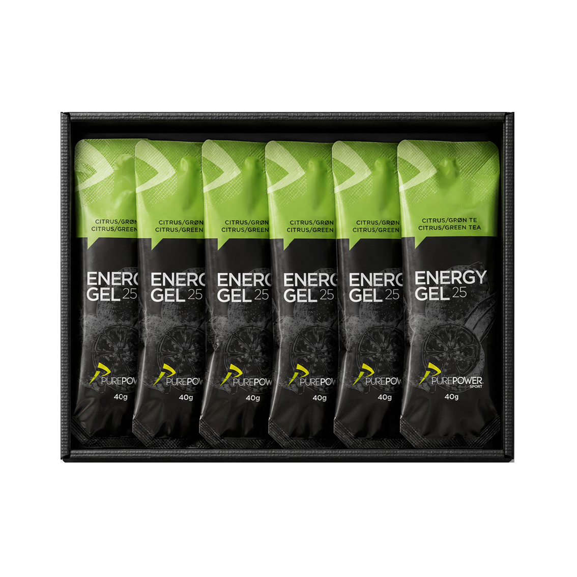 Energy Gel Sitron-/Grønn Te 12 x 40 g