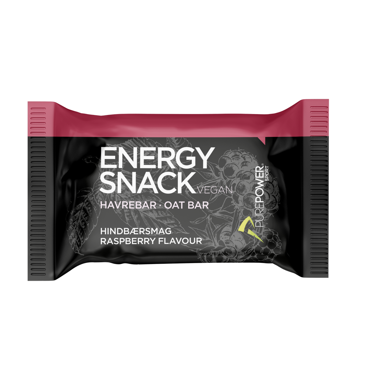 Energy Snack Bringebær 60 g