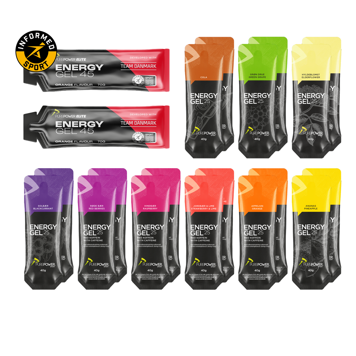 Energy Gels mix pack
