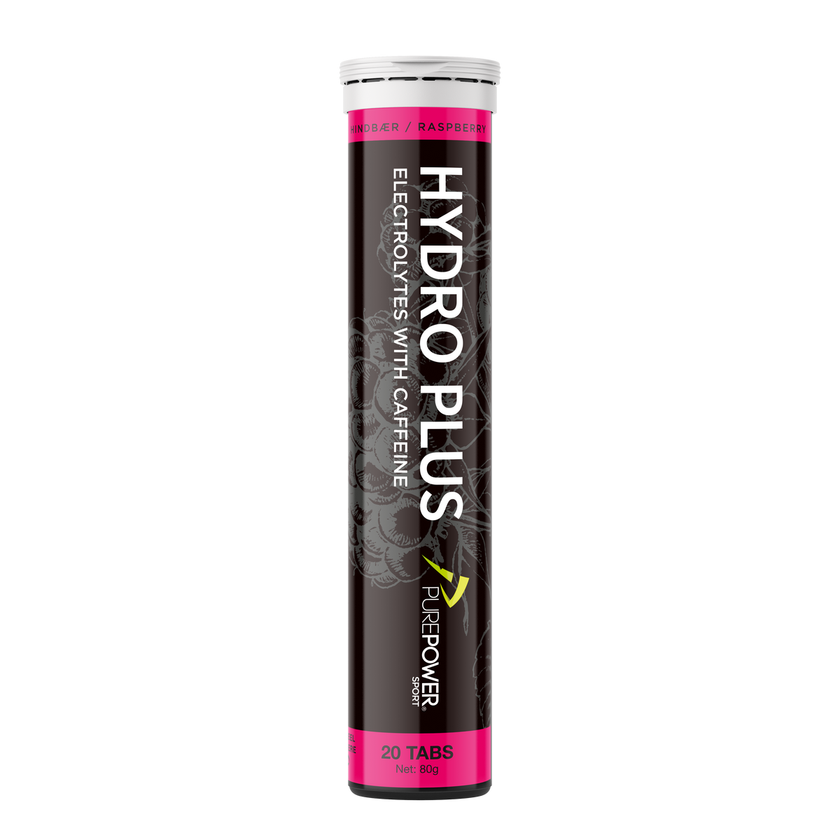 Hydro Plus bringebær 20 tabs