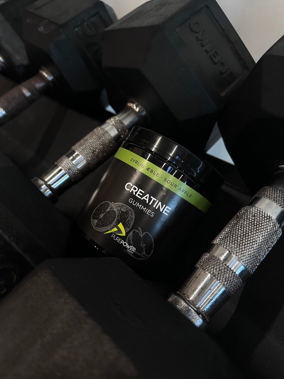 Creatine Gummies Sour Apple 60 stk.