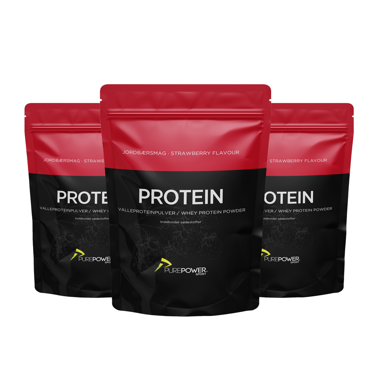 Jordbær Protein Deal 3 x 400 g